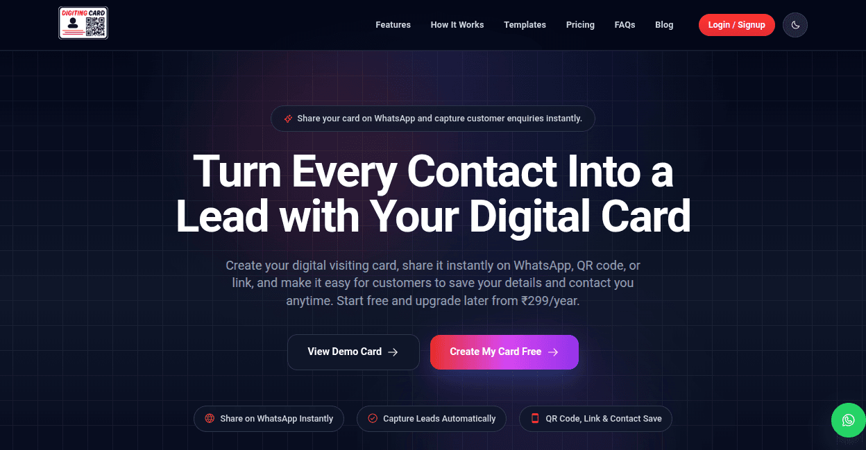 Digiting Card