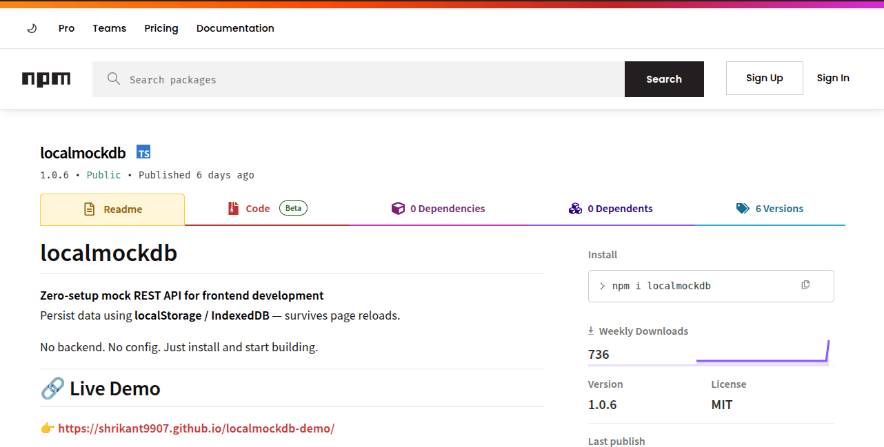 localmockdb